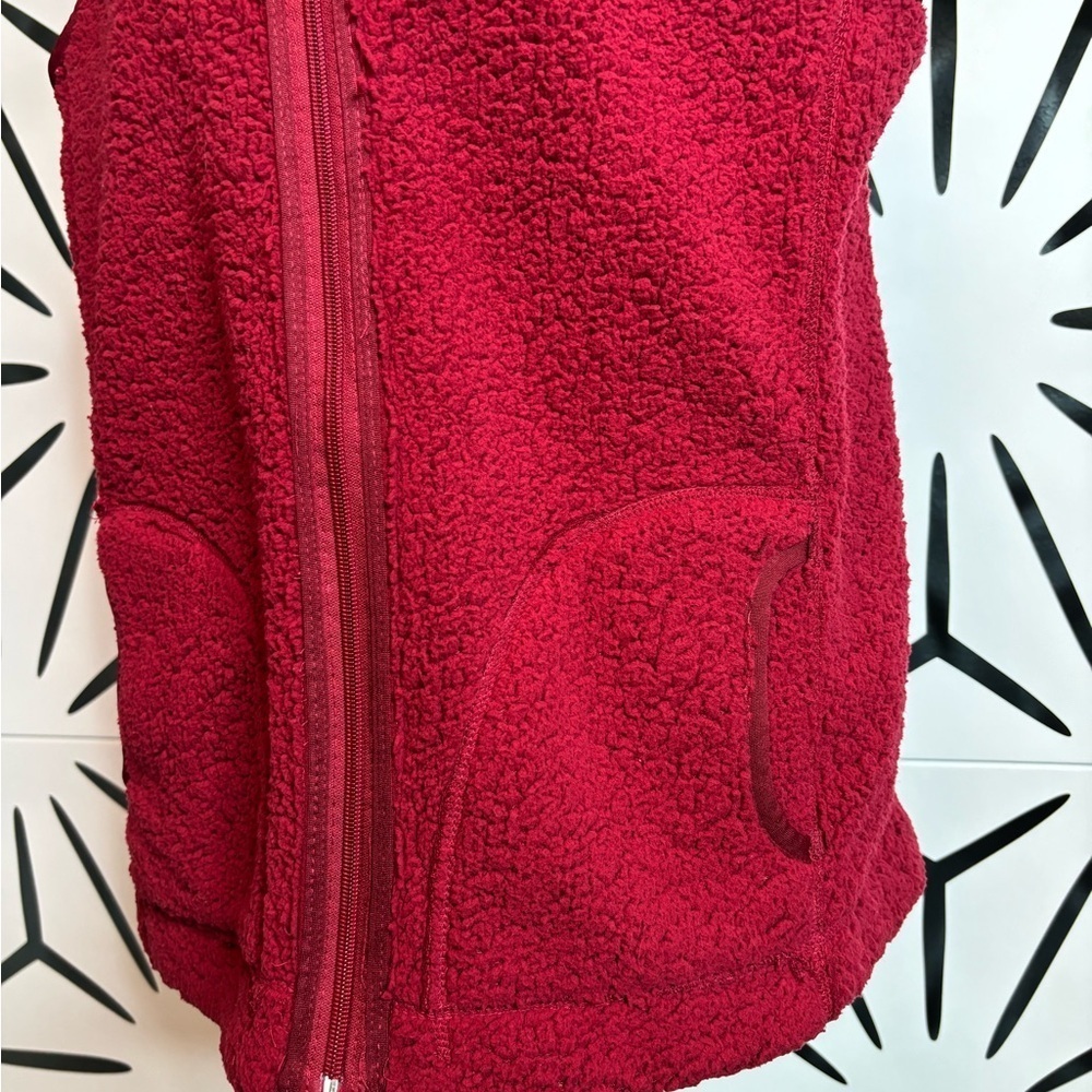 Republic Industry Cozy Deep Red Reversible Vest Size L - Picture 4 of 16